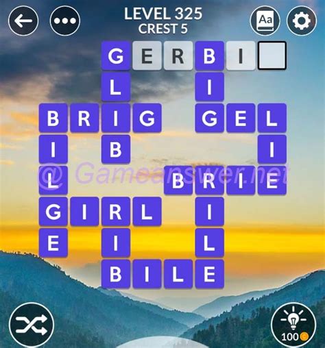 Wordscapes Level 325 Answers [ + Bonus Words ] .